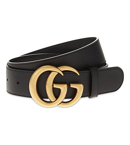 Gucci GG Marmont Leather Belt - Black - Superbuy Nigeria