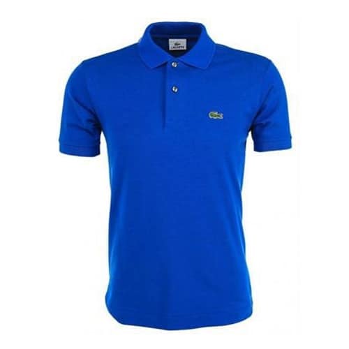 Buy Lacoste Piqué Blue Polo Shirt | Superbuyng