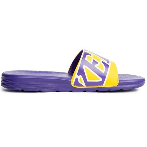 nike benassi solarsoft lakers