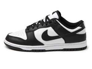 nike dunk black white