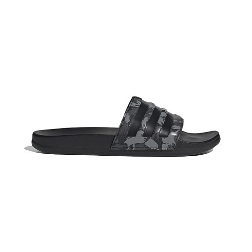 Adidas Adilette Comfort Slides - Grey/Black - Superbuy Nigeria
