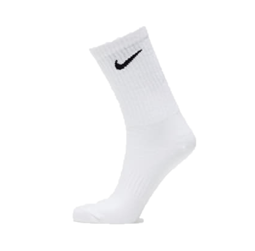 Nike Shop - Nike White Cotton Mid Socks - Medium (Single Pair ...