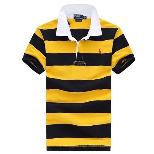 Buy Polo Ralph Lauren Yellow/Black Striped Polo | Superbuy Nigeria