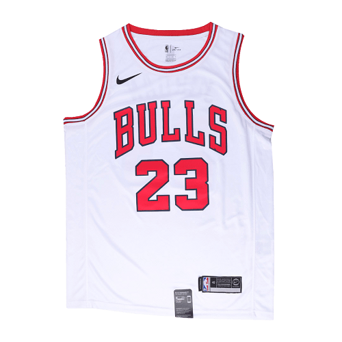 Bulls 23 Jordan White Jerseys(Chicago)