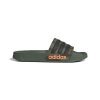 adidas shower slide black/orange