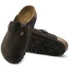 Birkenstock Boston Suede Mocha